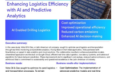 Vista Energy- Enhancing Logistics Efficiency With AI